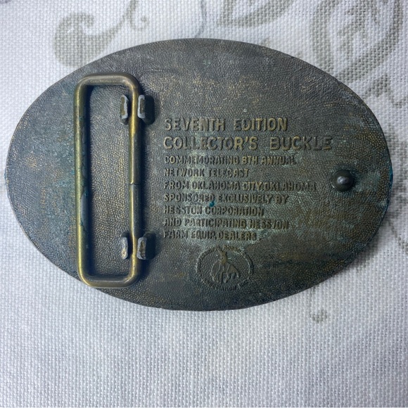 Vintage buckle 1981 Hesston National Finals Rodeo
NFR Limited Edition Collectors - Picture 2 of 6